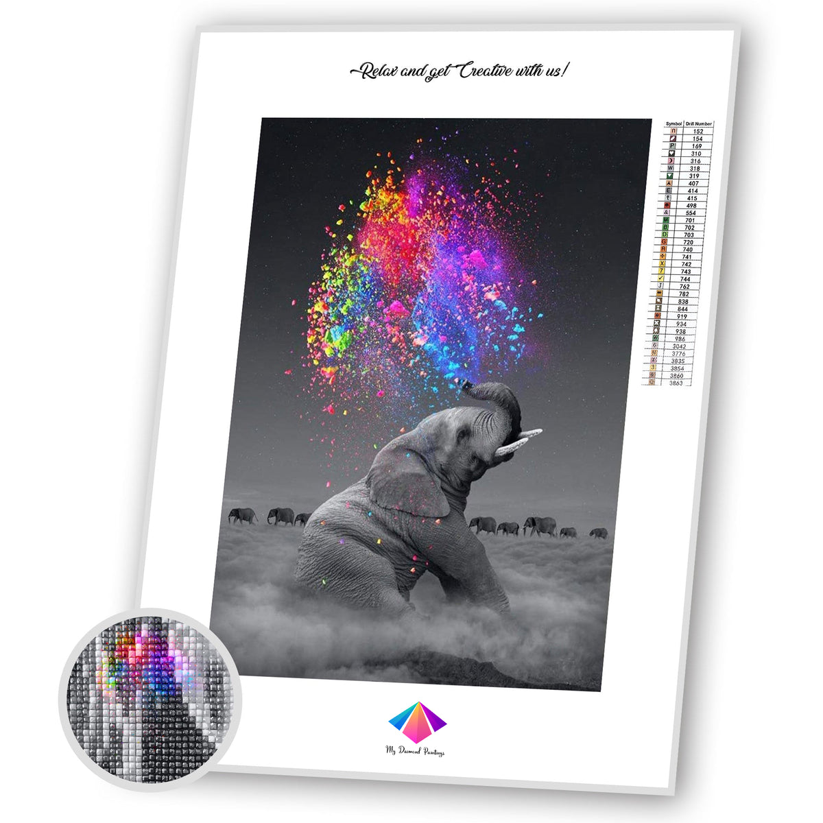 Rainbow Fun Diamond Painting Kit