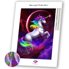 Rainbow Unicorn Diamond Painting Kit