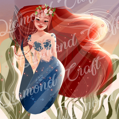 Red Haired Diamond Painting Kit