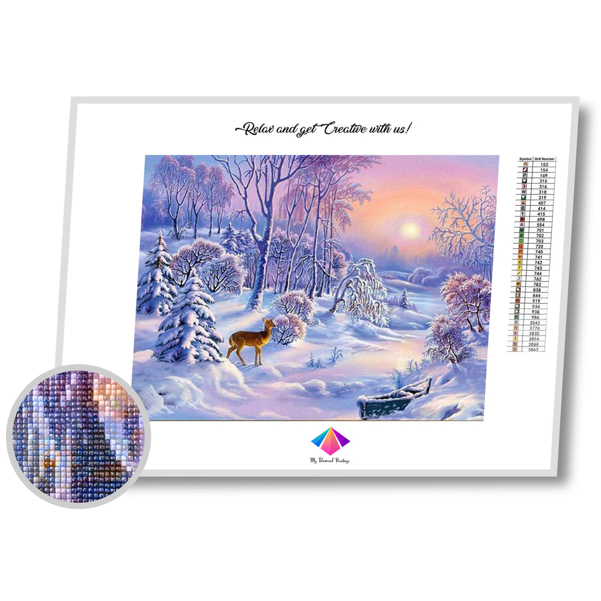 Snow Blanket Diamond Painting Kit