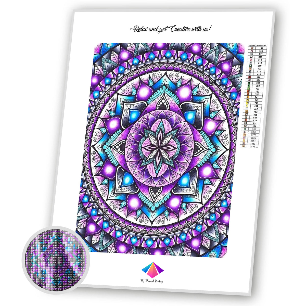 Starlight Mandala Diamond Painting Kit