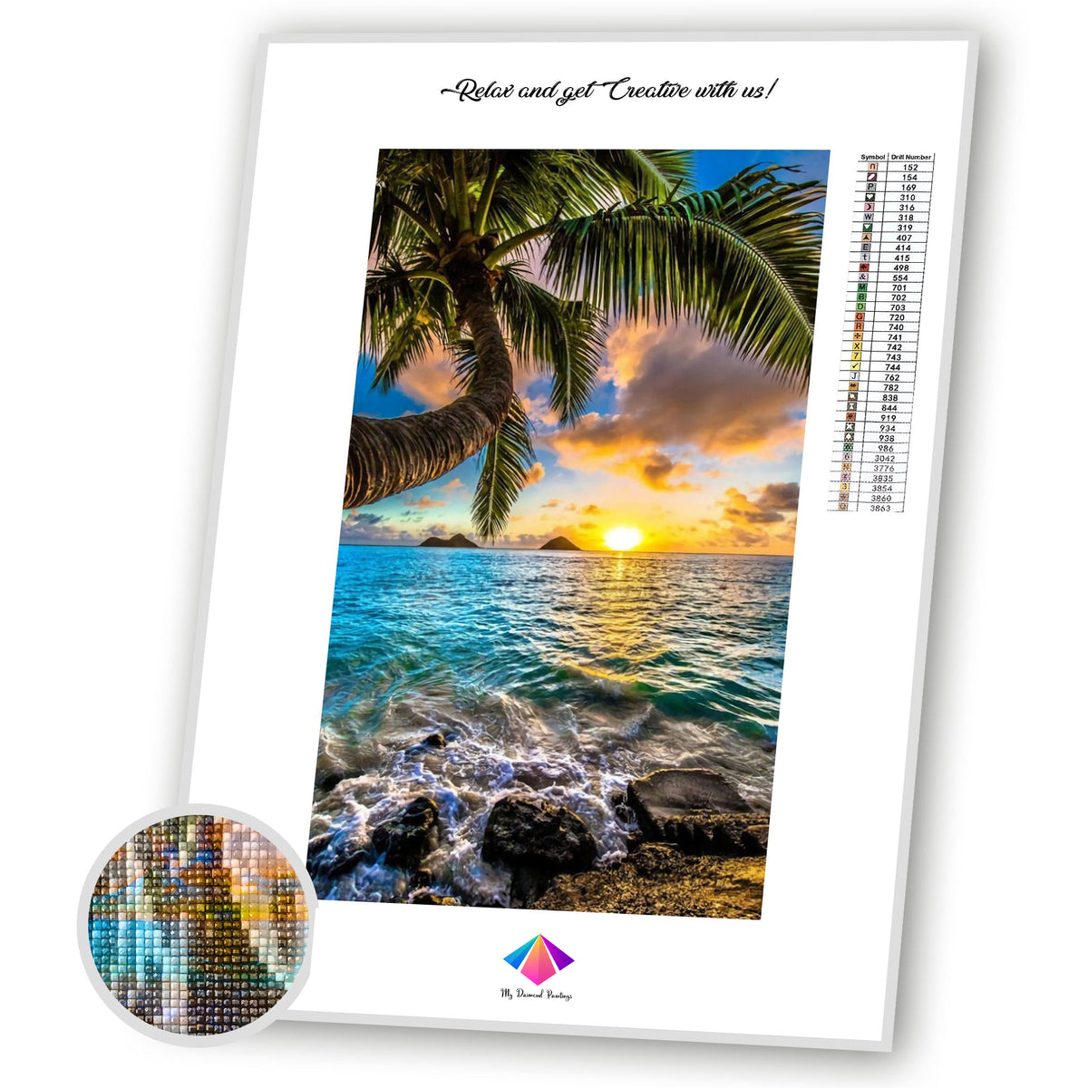 Sunset in Paradise Diamond Painting Kit