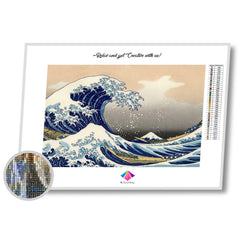 The Great Wave Off Kanagawa Diamond Painting Kit