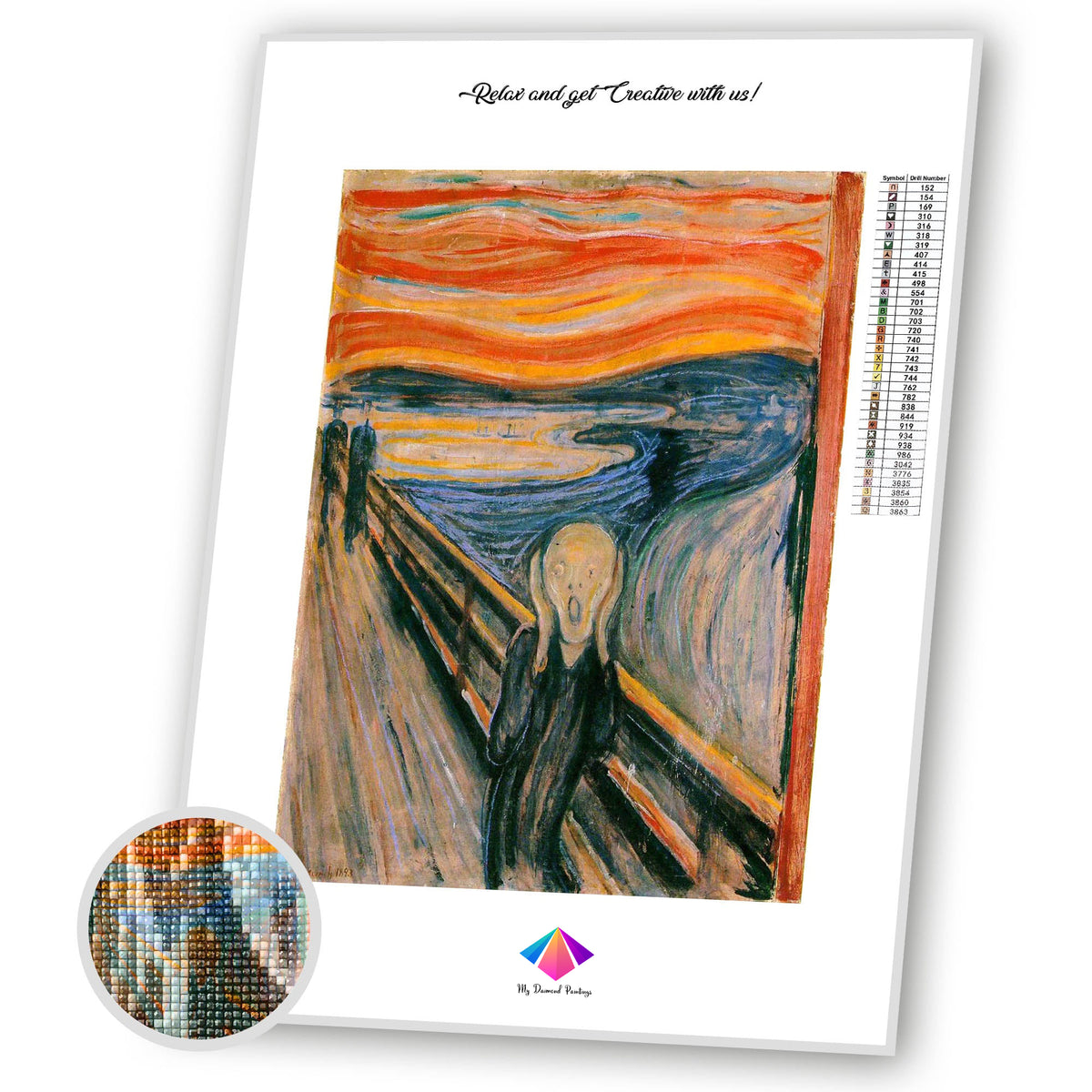 The Scream Diamond Paintings Kit