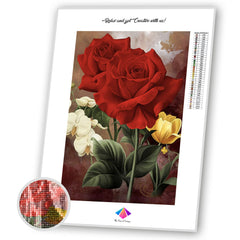 Twin Roses Diamond Paintings Kit