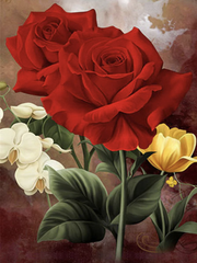 Twin Roses Diamond Paintings Kit