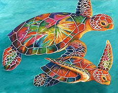 Dreamtime Turtles Diamond painting kit