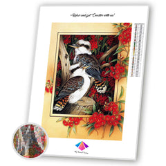 Australian Kookaburras Diamond painting kit