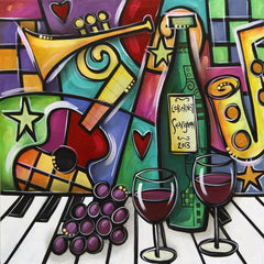 Jazz and Wine Diamond painting kit