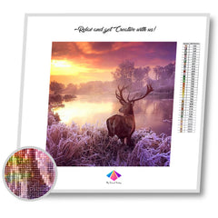 A Deer's View Diamond painting kit