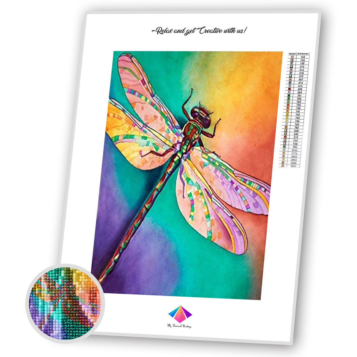 My Dragonfly Diamond painting kit