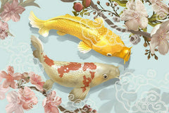 Japanese Koi in Pastel Diamond painting kit