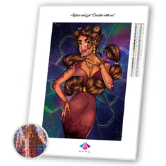 Scarlet Scorpion Queen: Scorpio Diamond Painting Kit