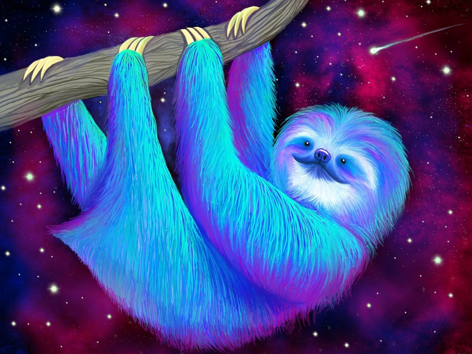 Starry Sloths Diamond Painting Kit