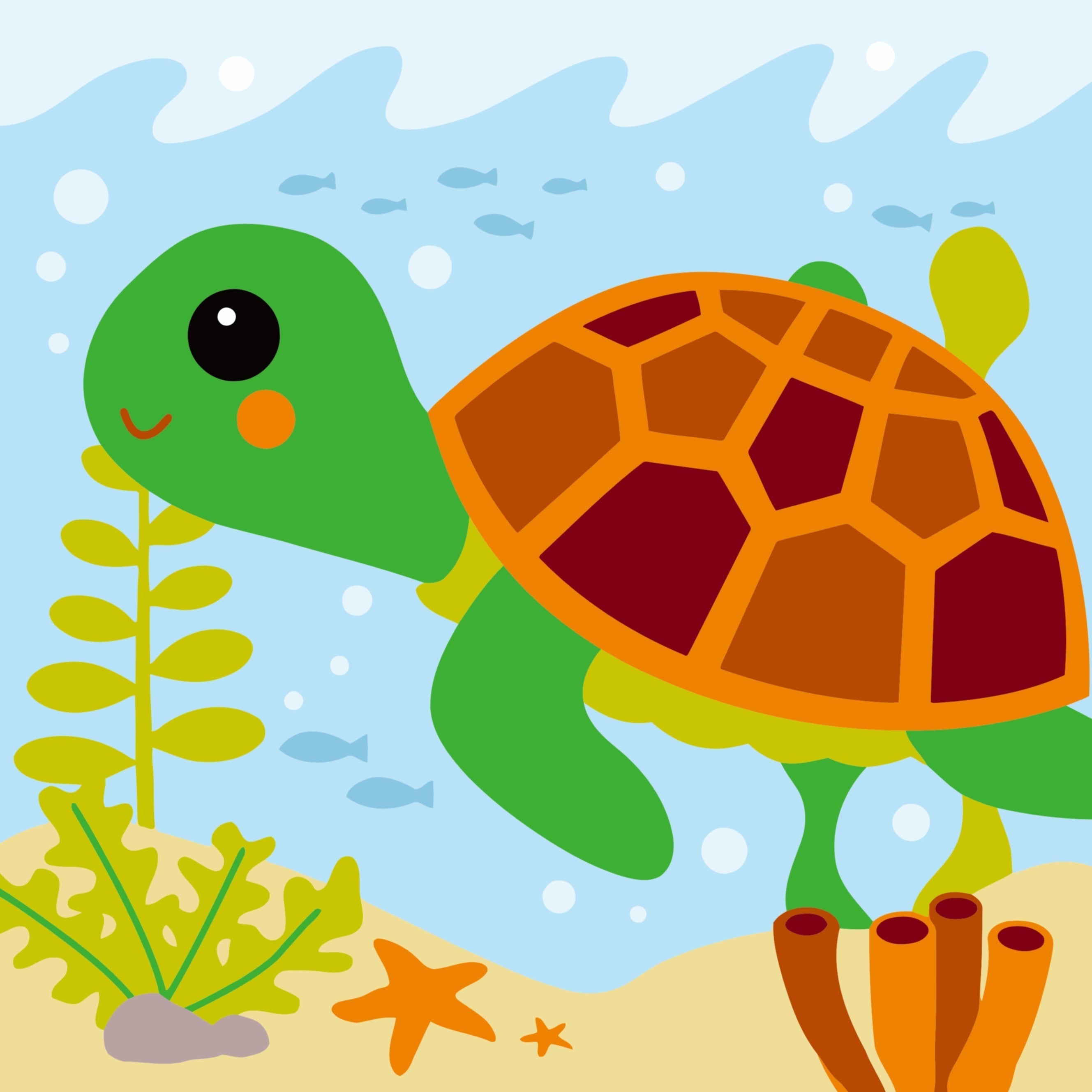 Turtle For Kids Diamond Paintings Kit