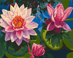 Lotus Flowers Diamond painting kit