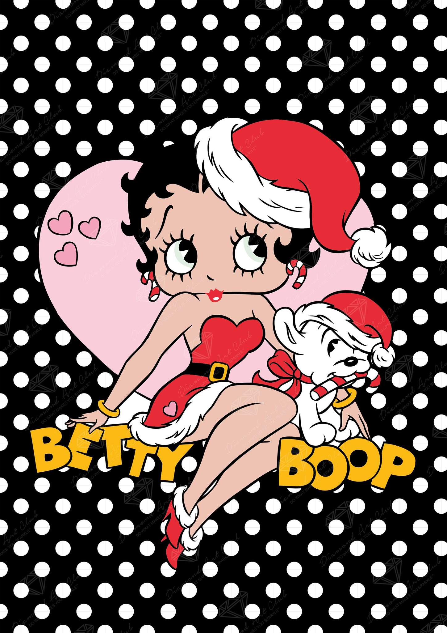 Christmas With Betty Boop Diamond painting kit