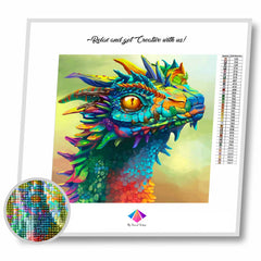 Rainbow Scales Diamond Painting Kit