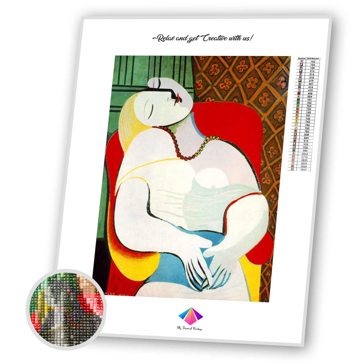 Picasso Diamond painting kit