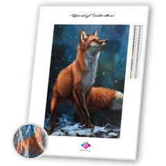 Red Fox Diamond Painting Kit