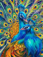 Peacock Royalty Diamond painting kit