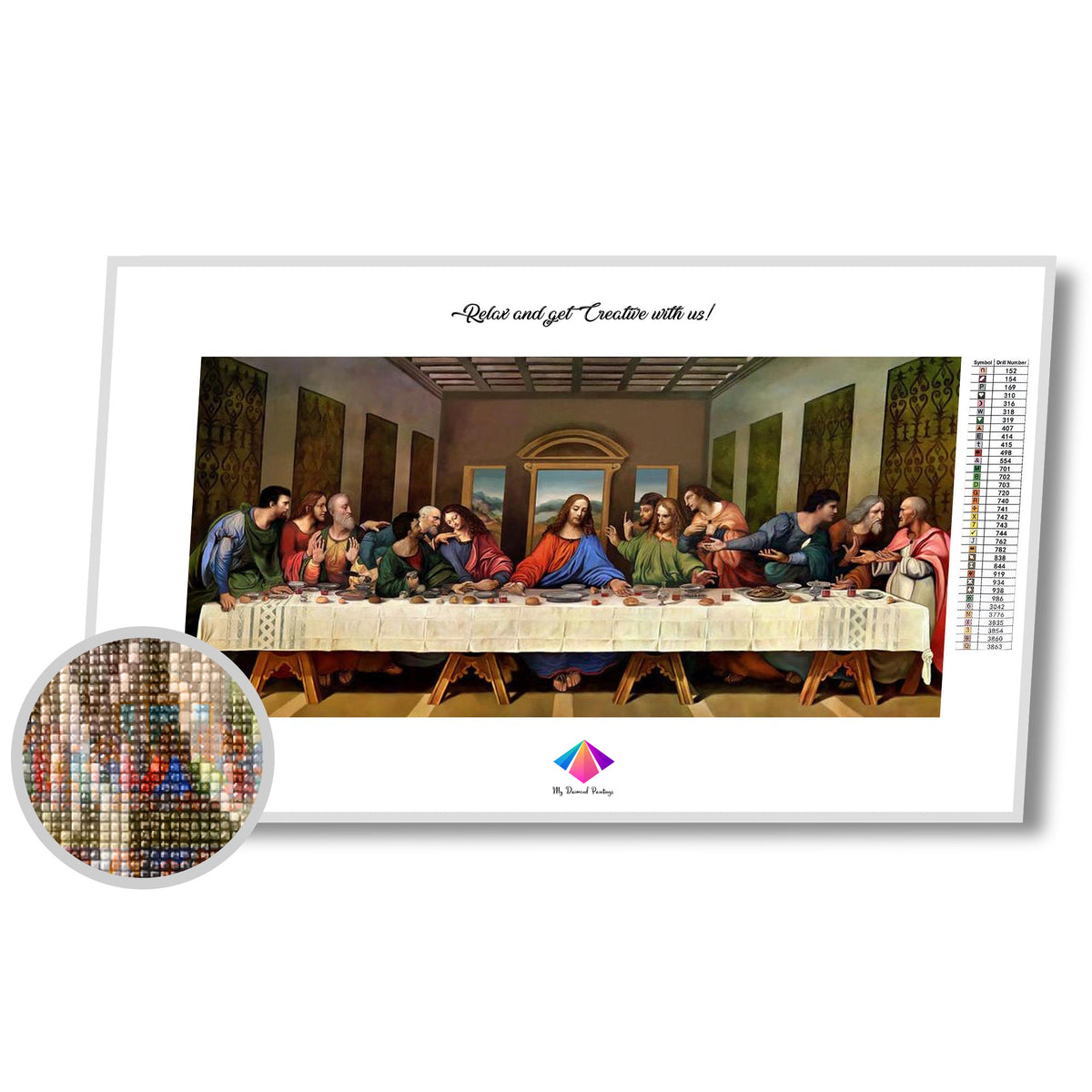 Last Supper Diamond painting kit