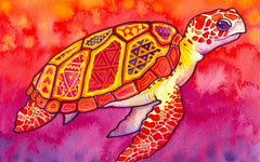 Sunrise Turtle Diamond Painting Kit