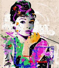 Audrey in Color Diamond painting kit